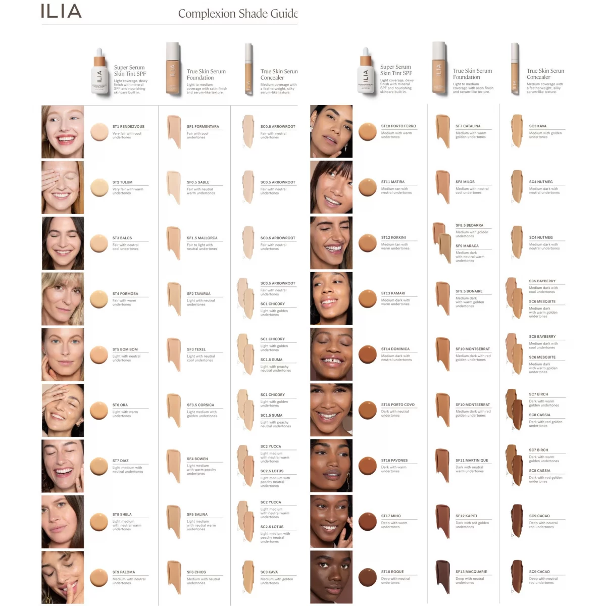 ILIA_Beauty_Complexion_Guide ilia complexion guide