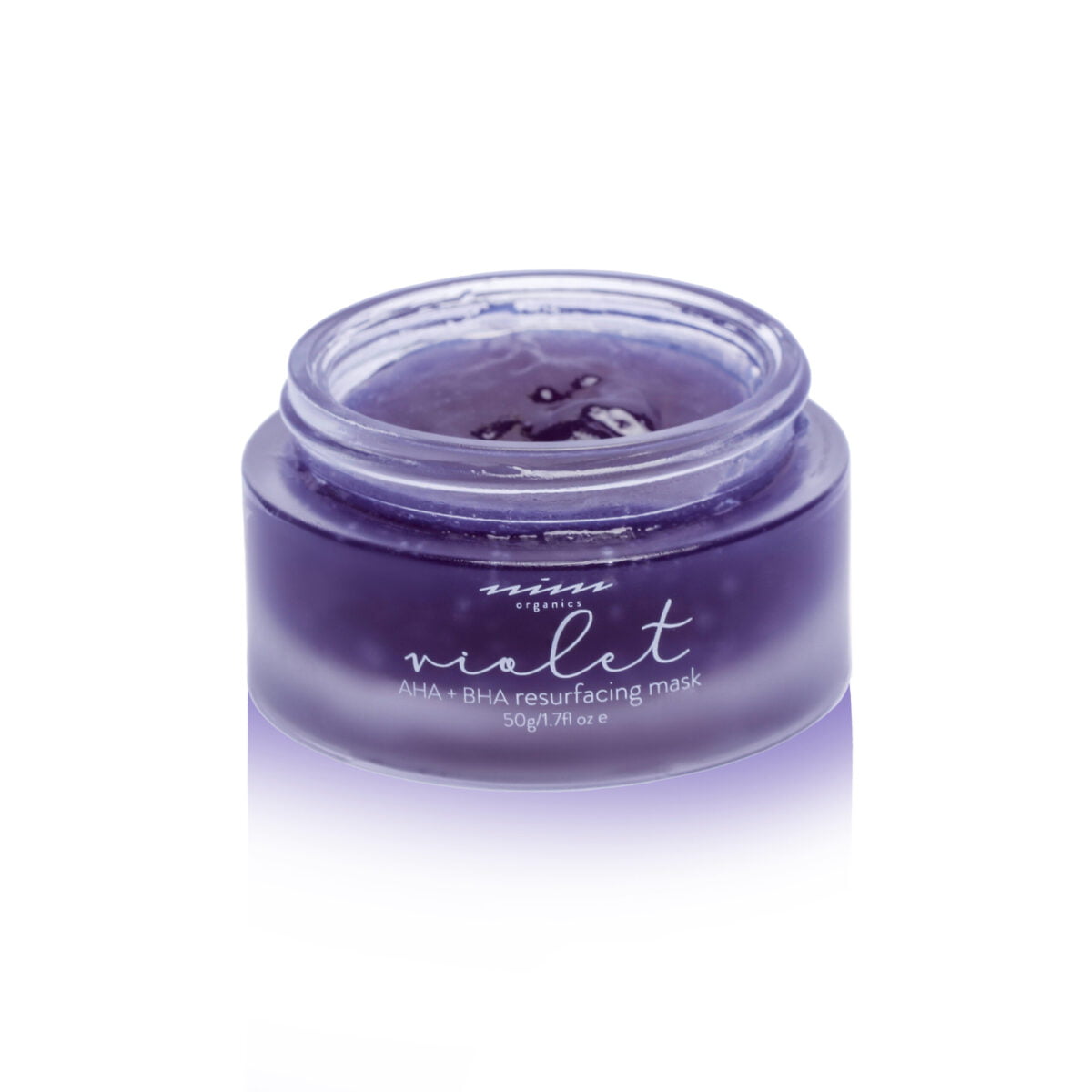 Violet_website Nini Organics Violet AHA BHA face mask