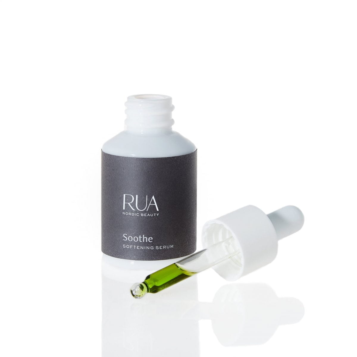 RUA Soothe Softening Serum dropper