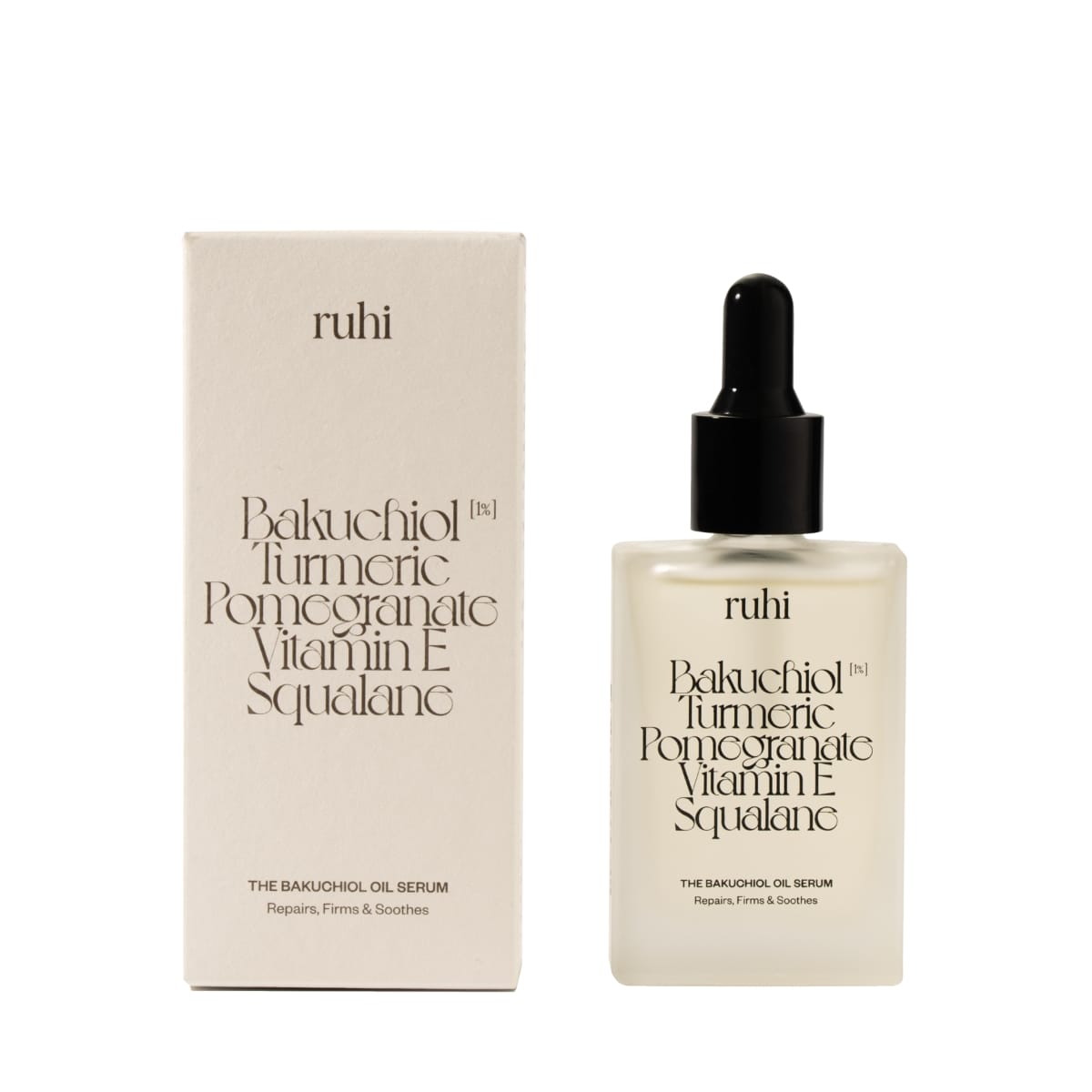 ruhiBakuchiol_Oil_Serum_30ml_Freisteller_Bottle_and_Box