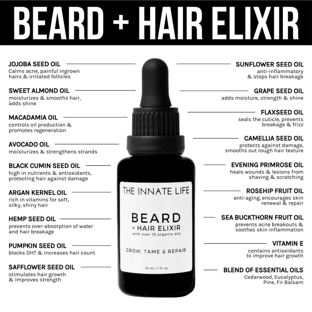 The Innate Life beard and hair elixir