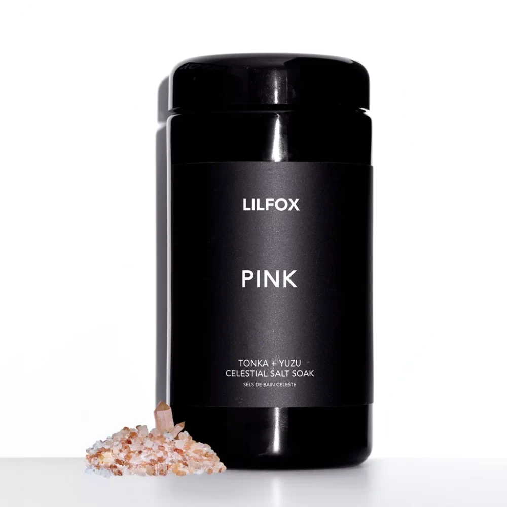 lilfox pink bath salt