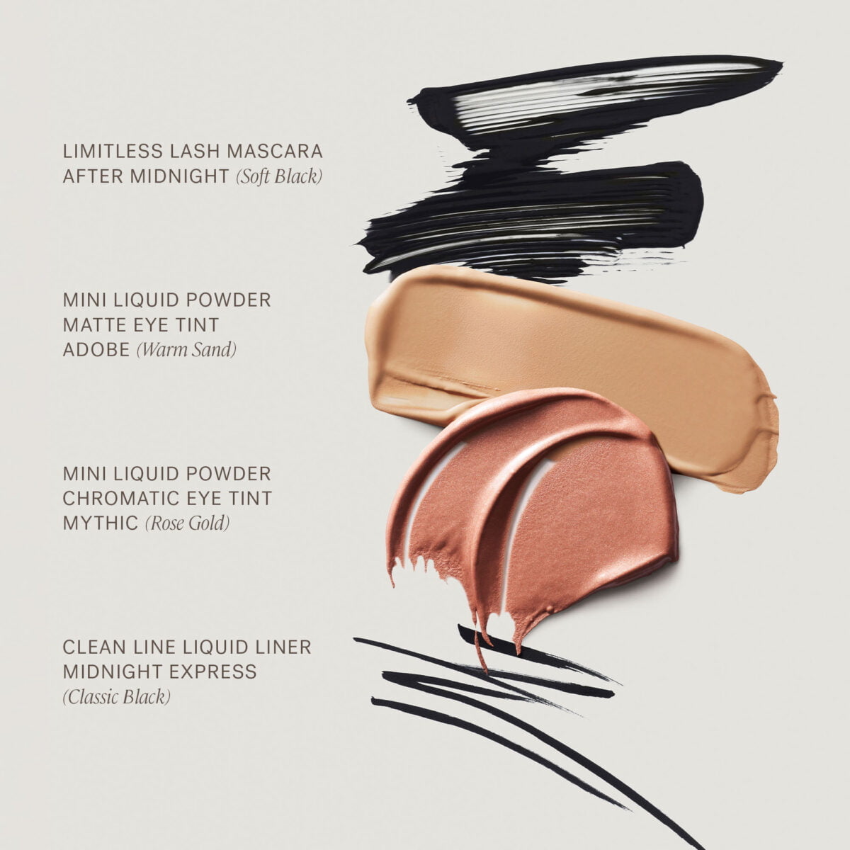 EYE_SET_SWATCHES Ilia holiday eye set swatches