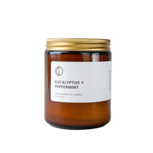 Octo Eucalyptus peppermint candle
