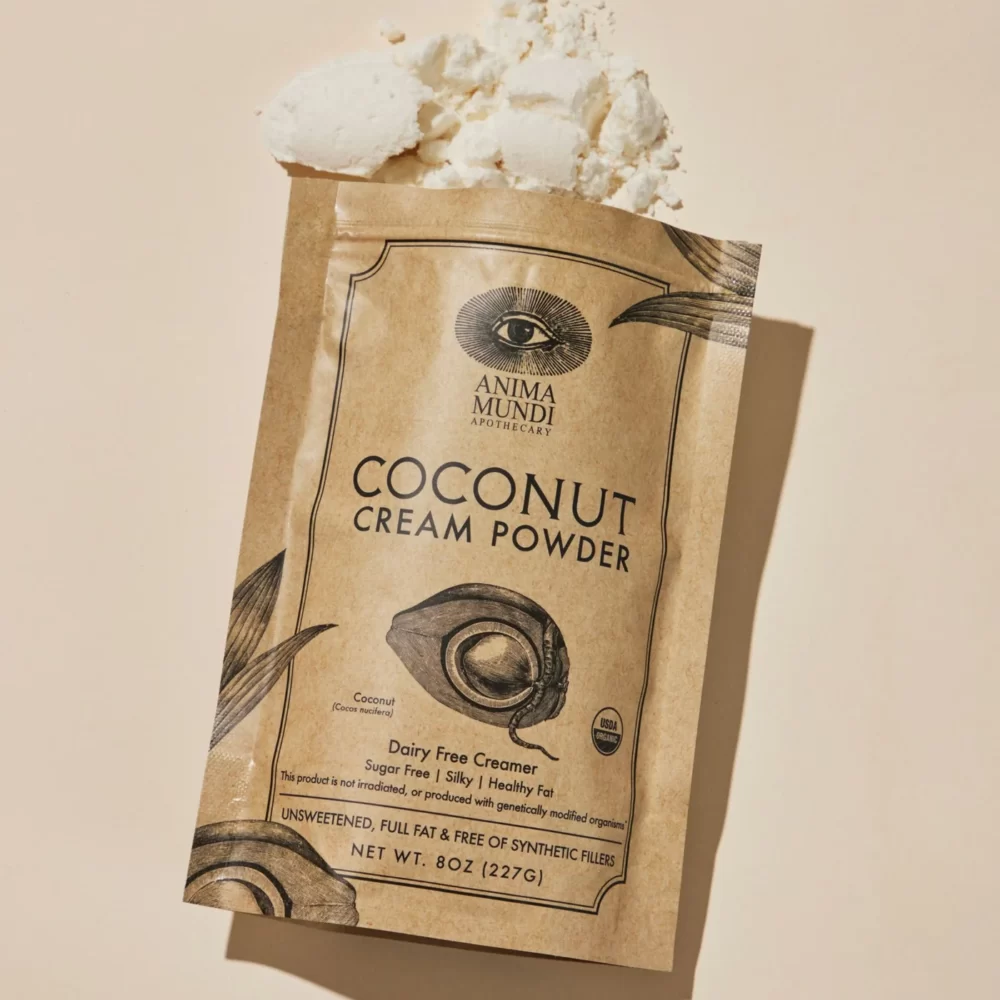 anima mundi coconut cream powder texture