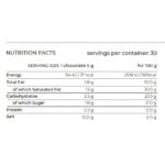 nutritional info probiotic chocolate