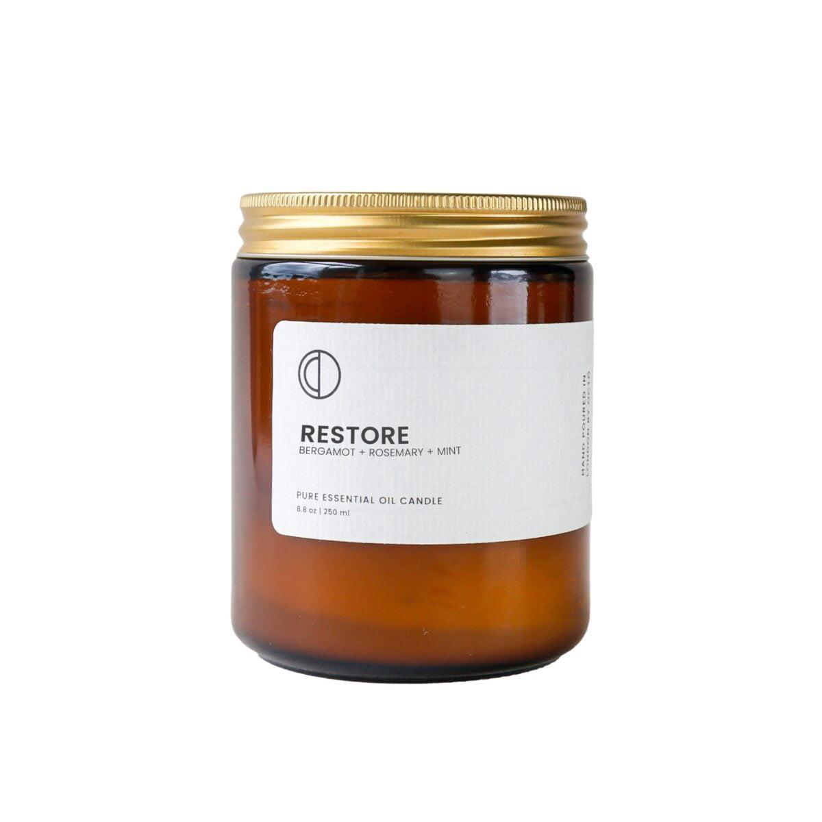 Restoretransp250ml Restore octo candle