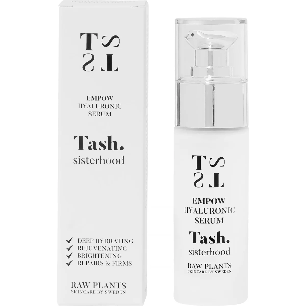 Tash hyaluronic serum packaging