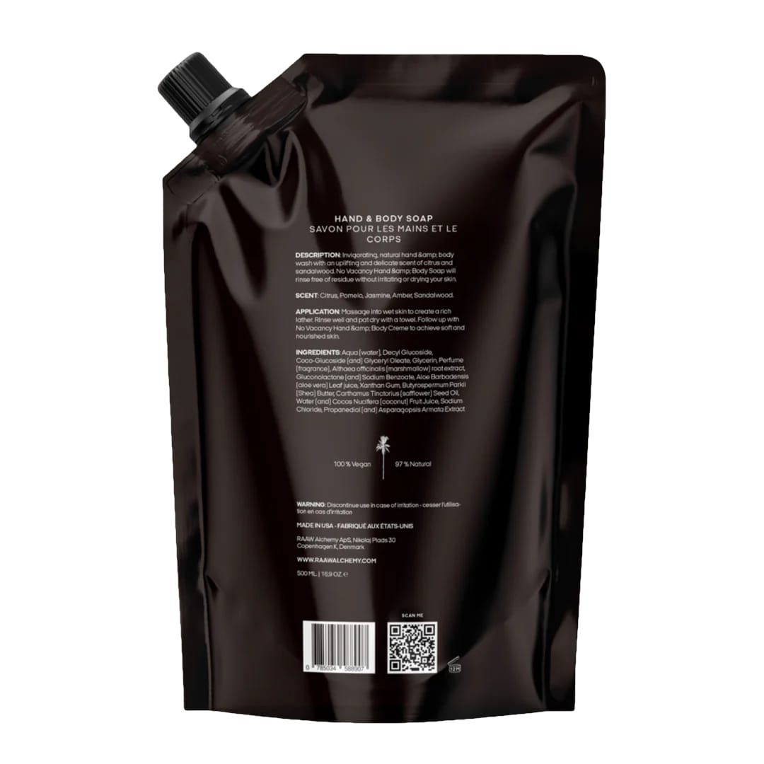 RAAW No vacancy refill back RAAW No vacancy refill