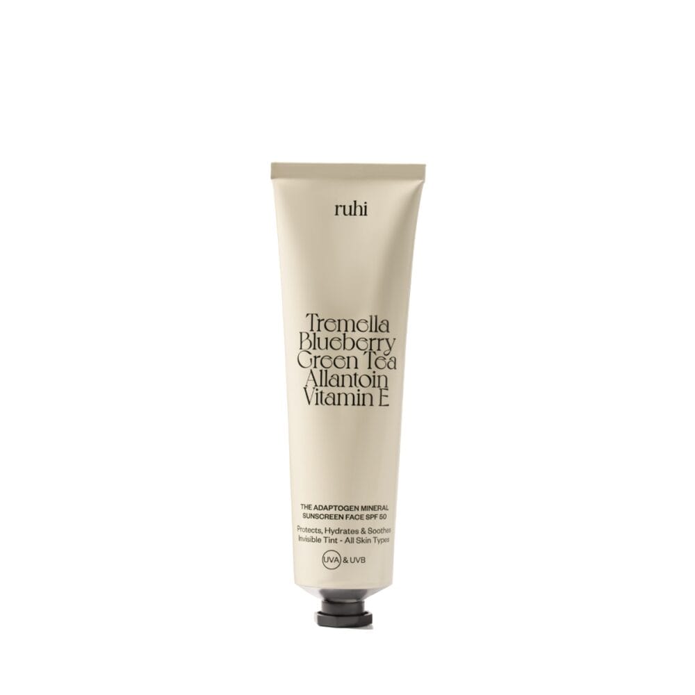 ruhi the adaptogen mineral sunscreen spf50