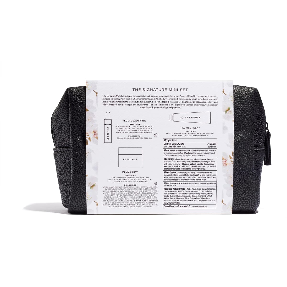 Signature Set back Le Prunier Signature Set back